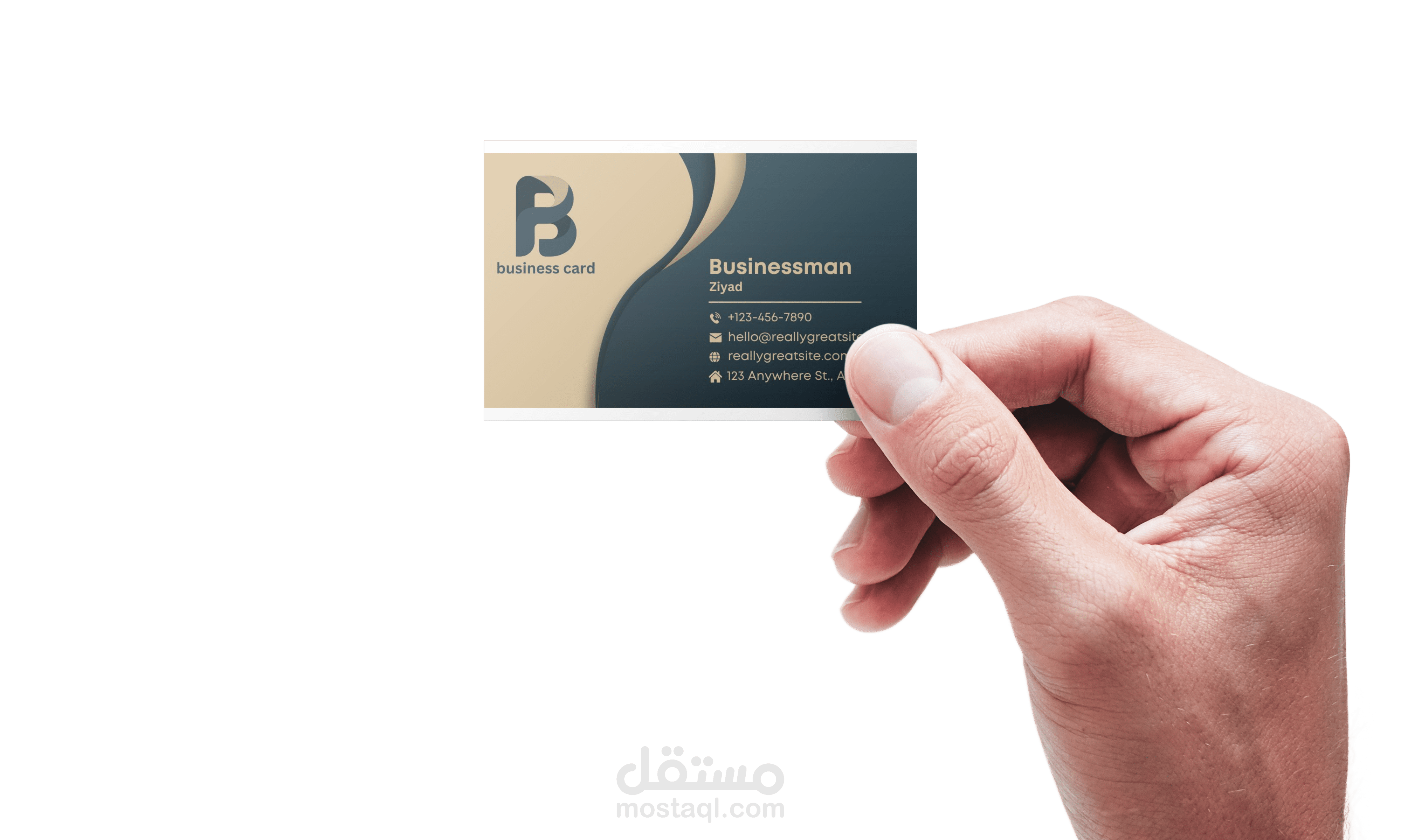تصميم بطاقة أعمالك بشكل احترافي وجذاب