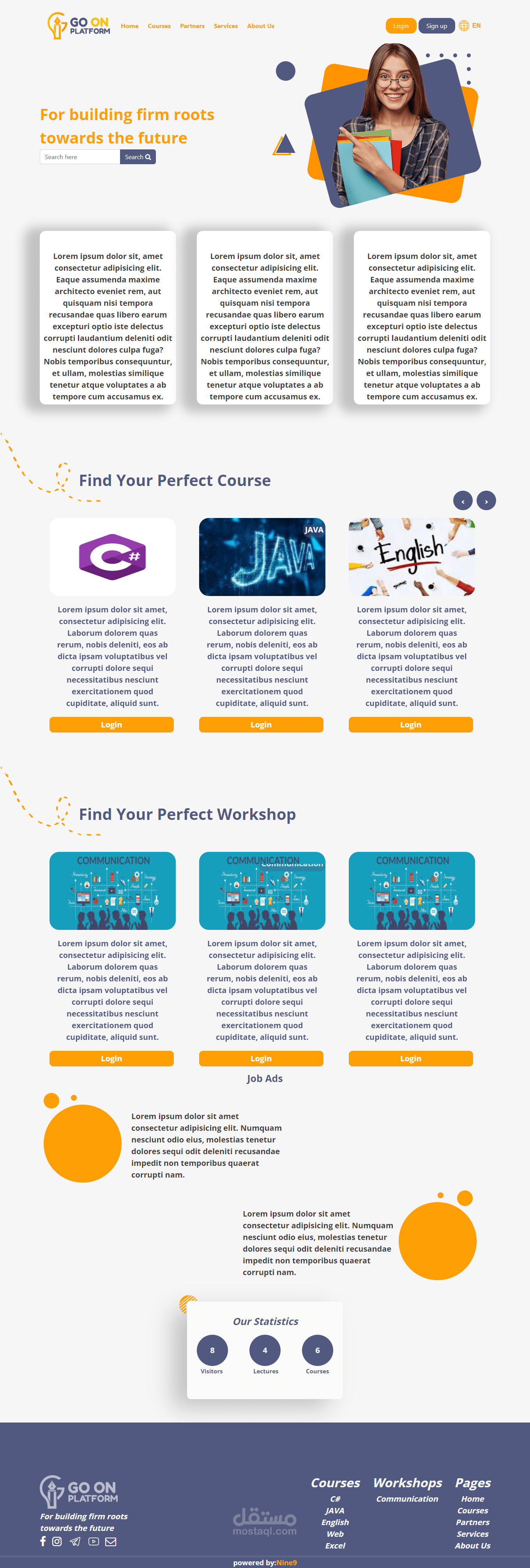 Go-On E-learning Platform