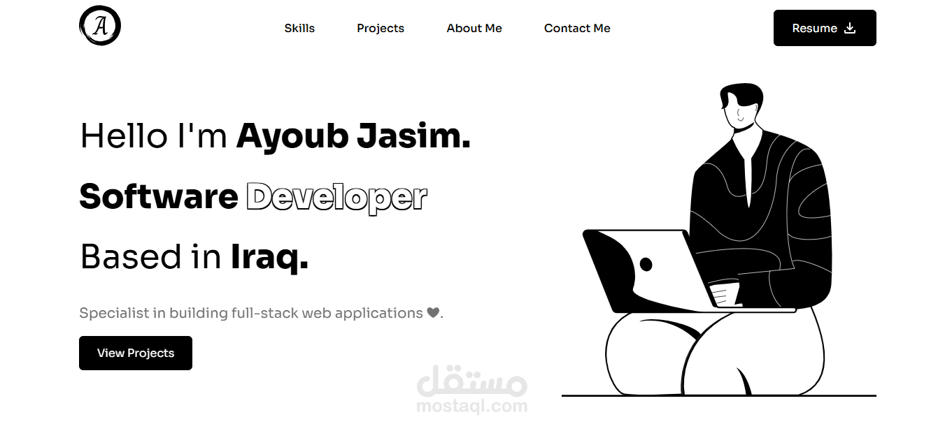 موقعي الشخصي Portfolio