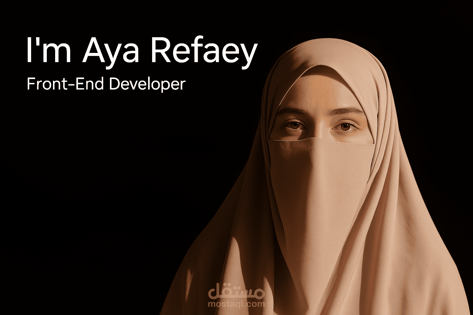 تصميم وتطوير صفحة هبوط شخصية باستخدام HTML وCSS وJavaScript