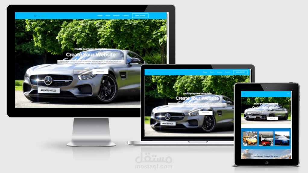 موقع لمعرض سيارات