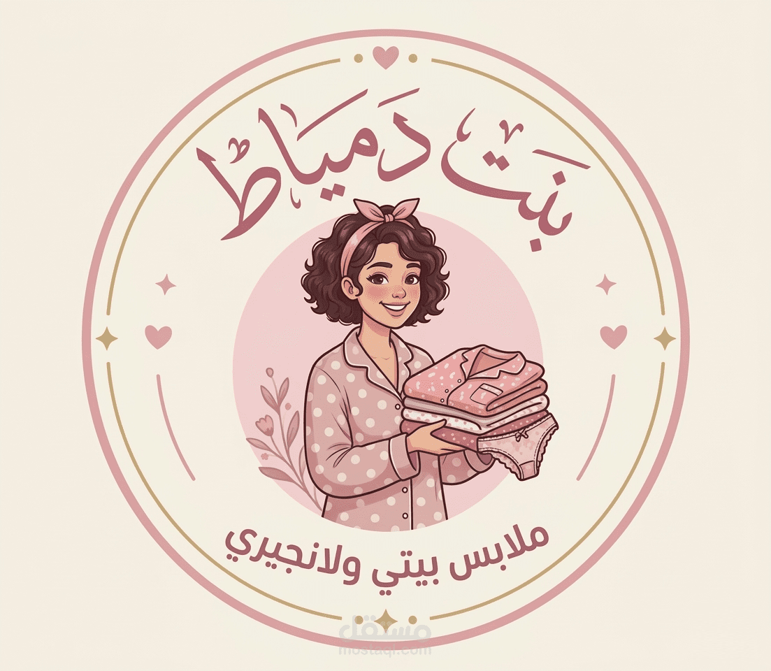 تصميم الهوية البصرية والعبوات التجارية لعلامة "بنت دمياط"