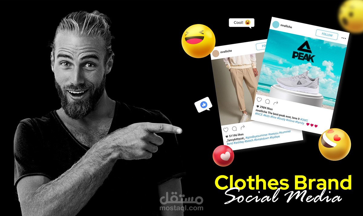 Clothes Brand Social Media Designs