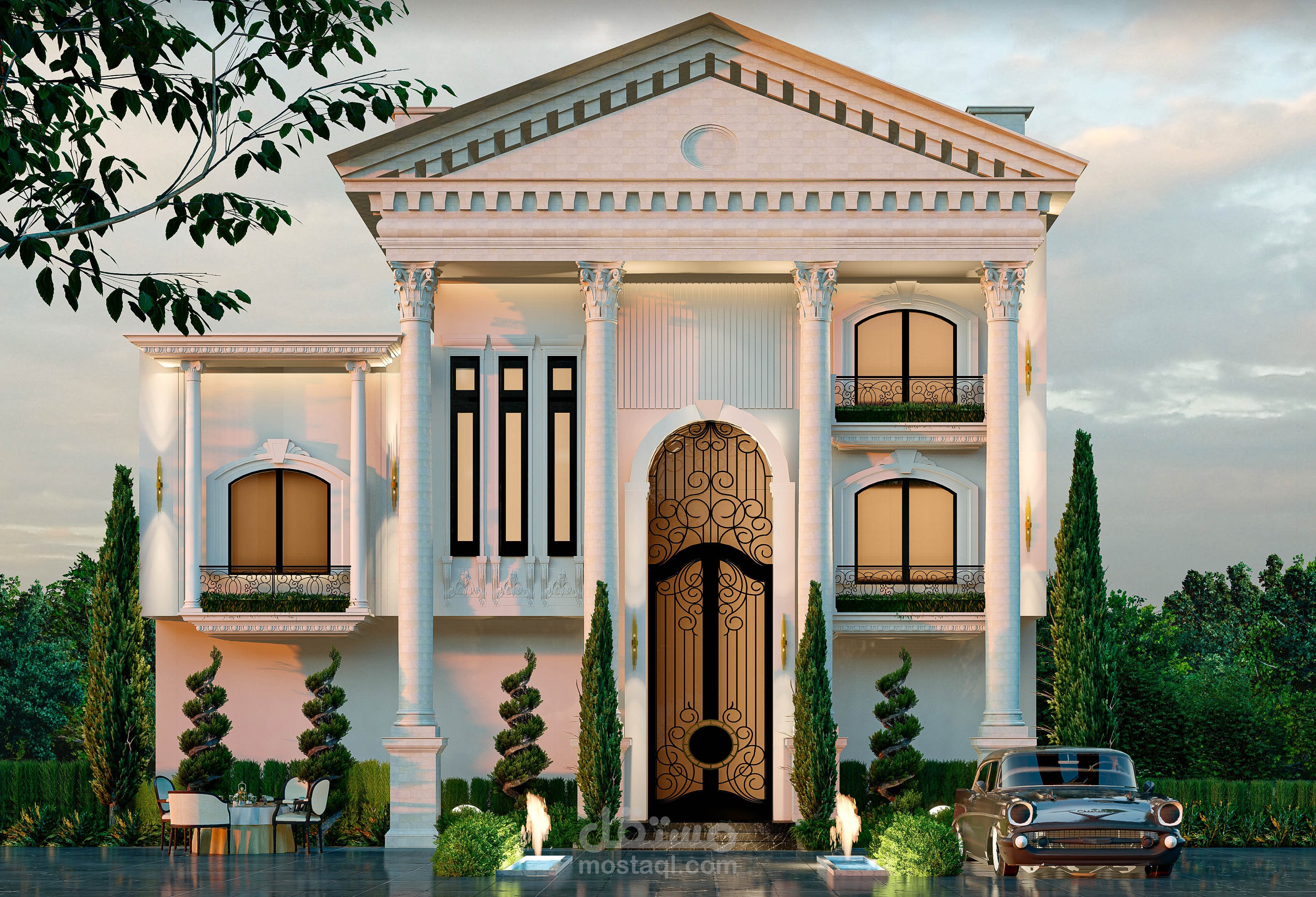 تصميم واجهة كلاسيك