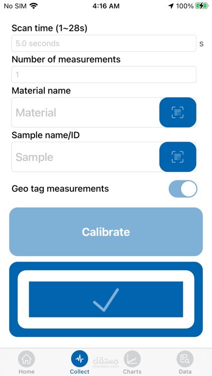 NeoSpectra Collect App