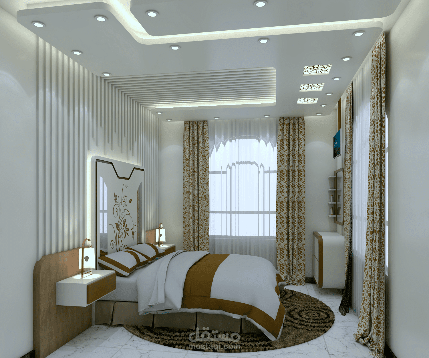 ديكور داخلي لعمارة سكنية
