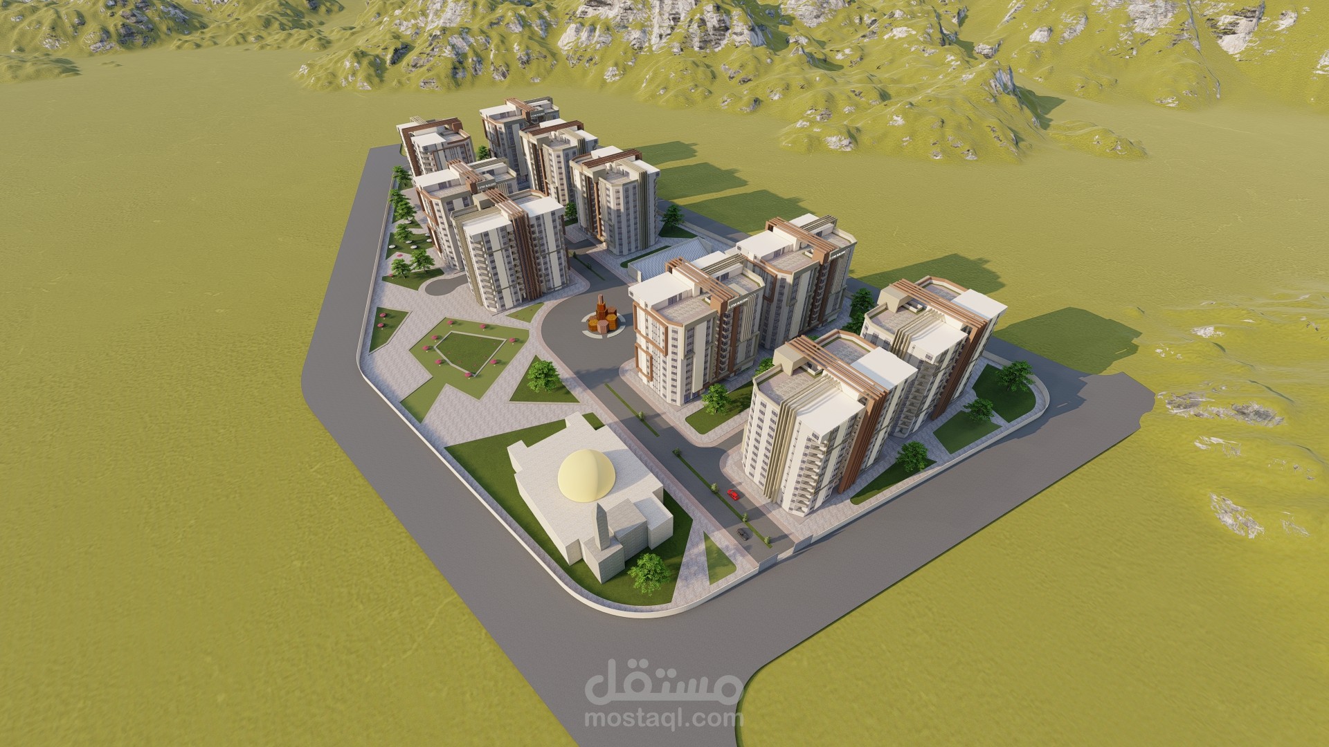 تجمع سكني بعنوان ( مدينة واحة النحل )