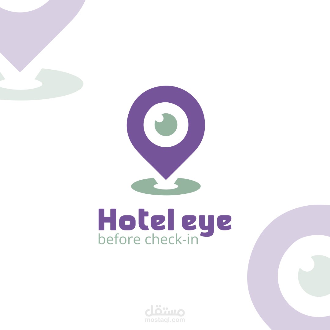 تصميم شعار hotel eye