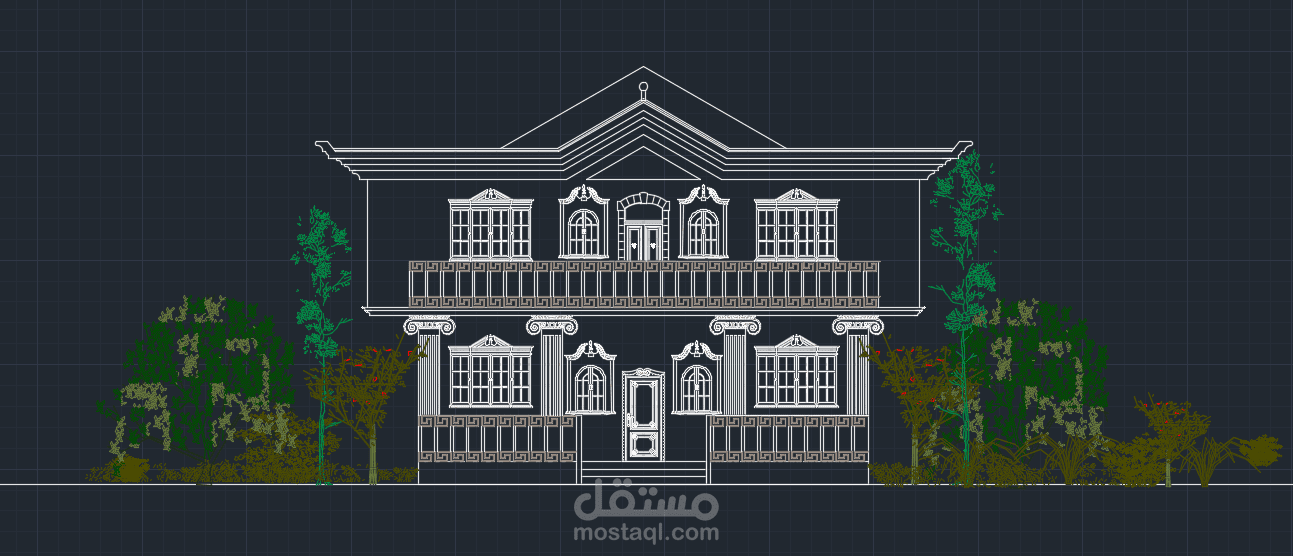 تصميم فيلا 250م