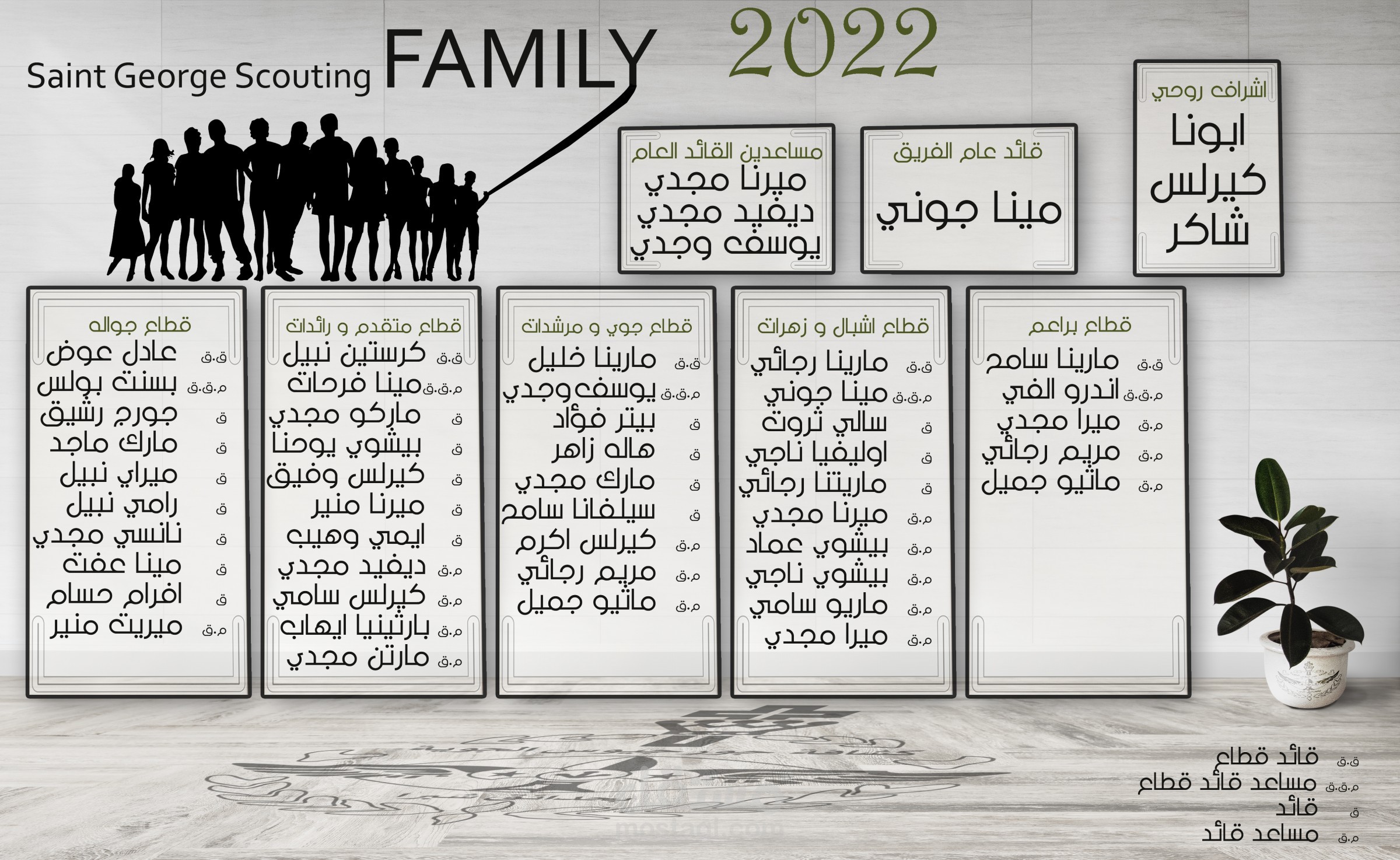 تصميم بوست بيانات لفريق