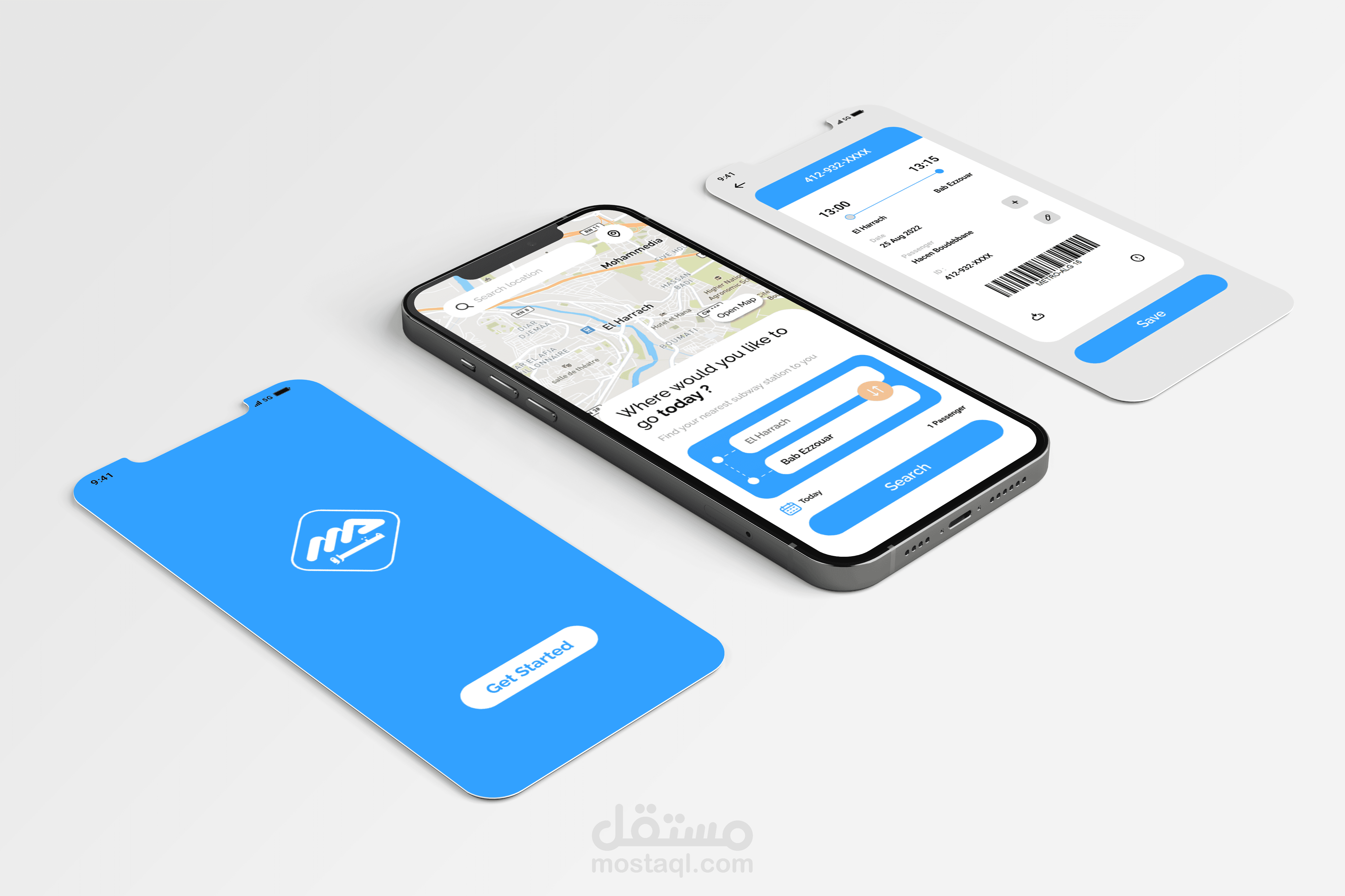 Subway app concept "Metro"
