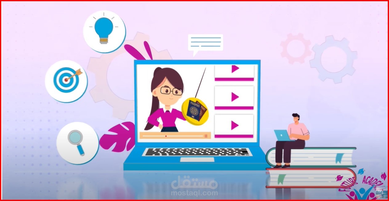 موشن جرافيك لصالح future academy