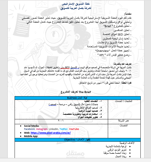 خطط تسويقية