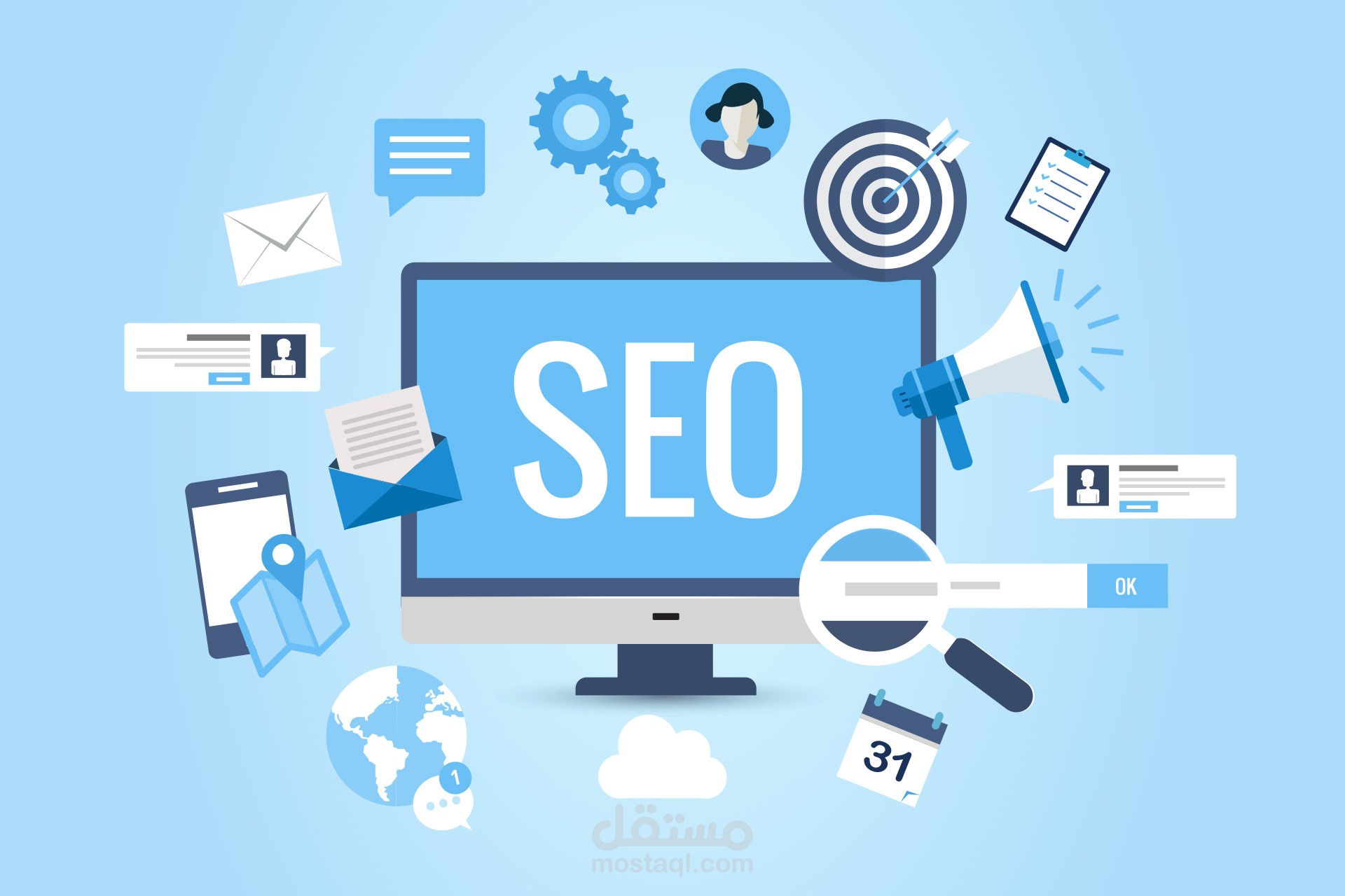تحسين الصفحات على محركات البحث SEO
