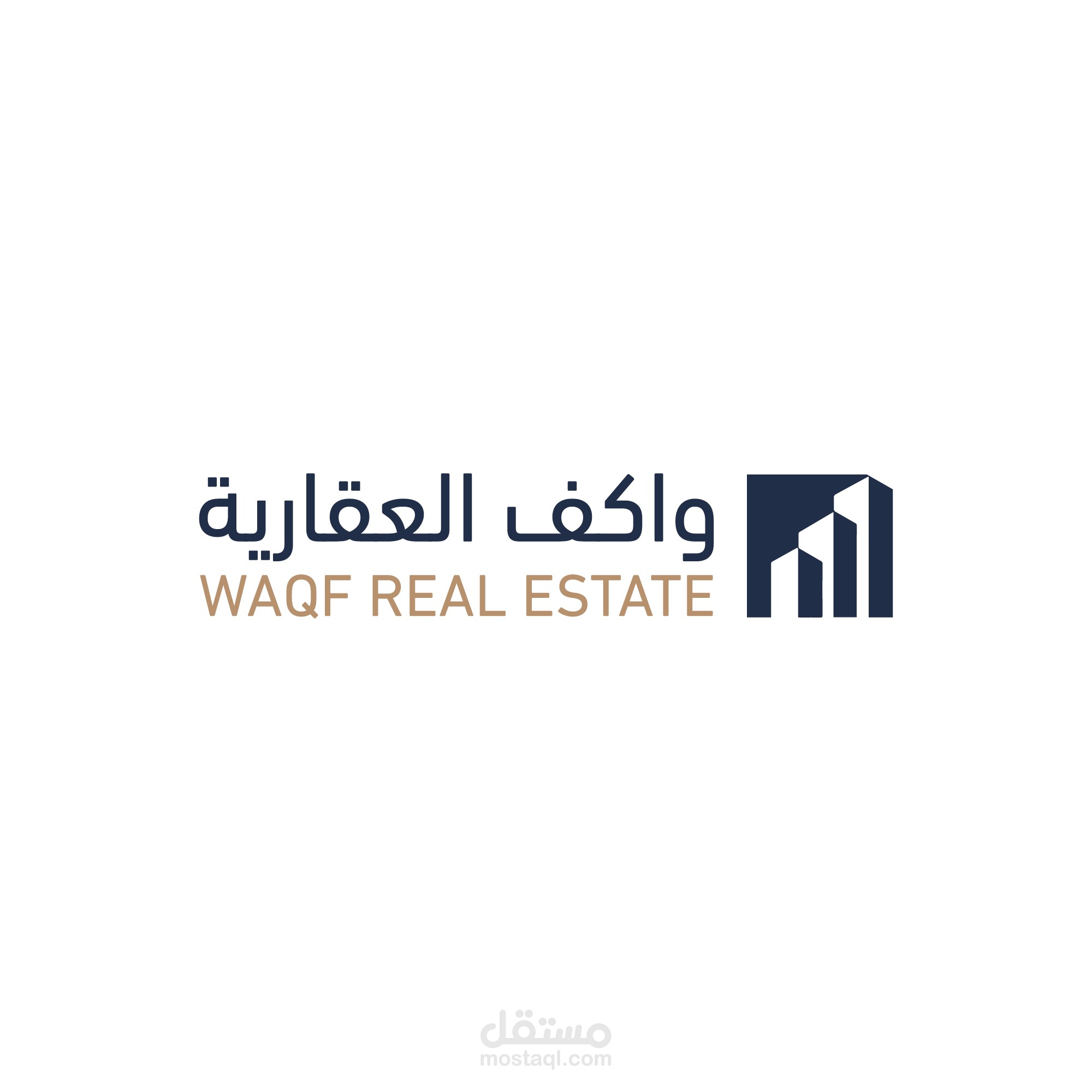 الشعارات (logo) شعار شركة واكف العقارية
