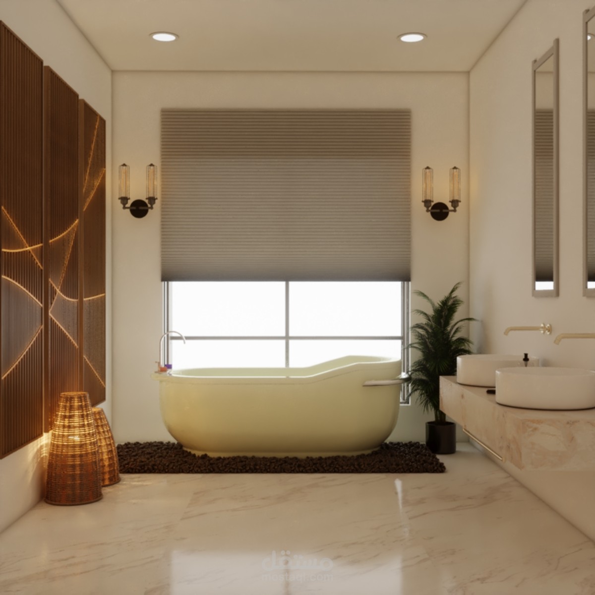 تصميم داخلي لحمام