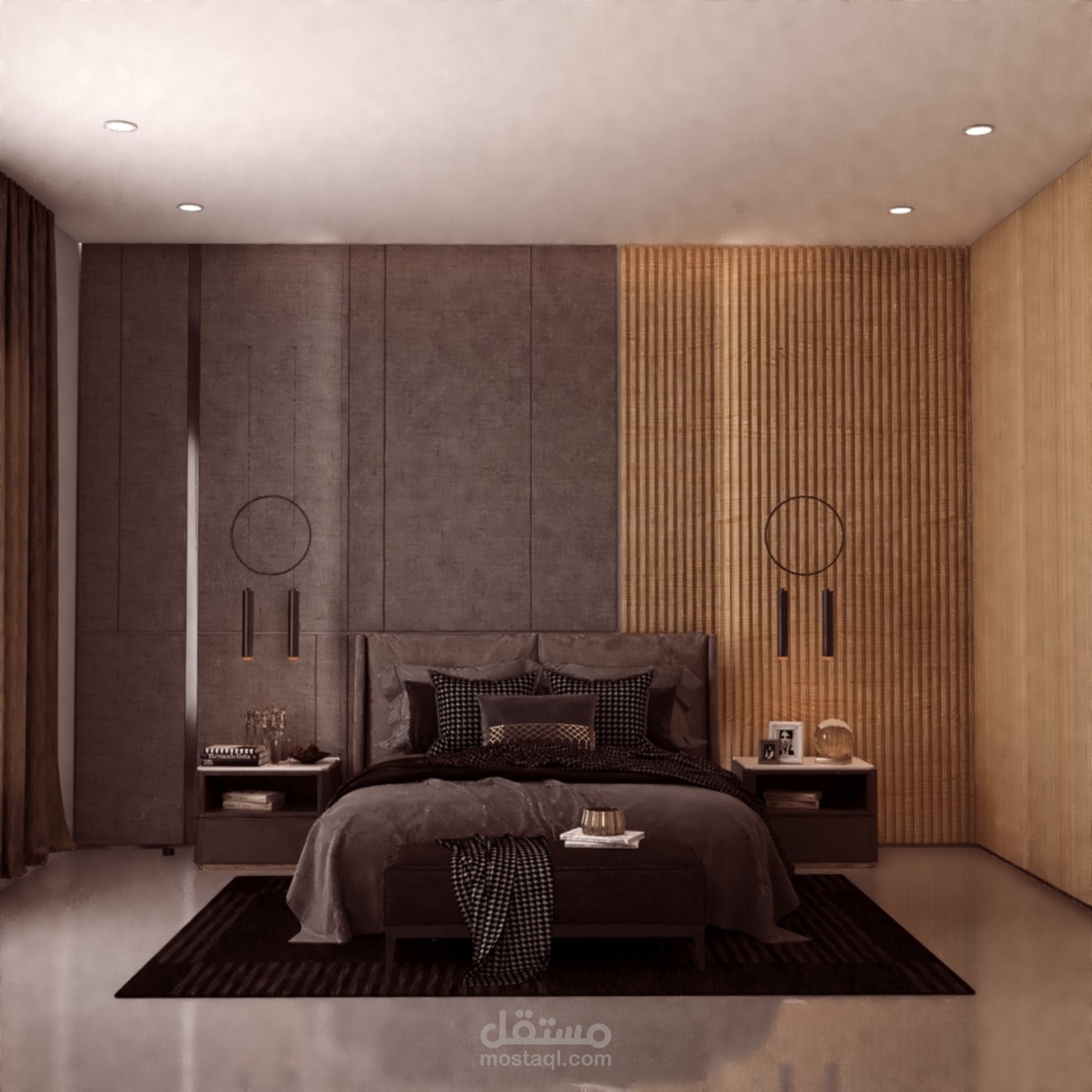 تصميم داخلي لغرفة نوم