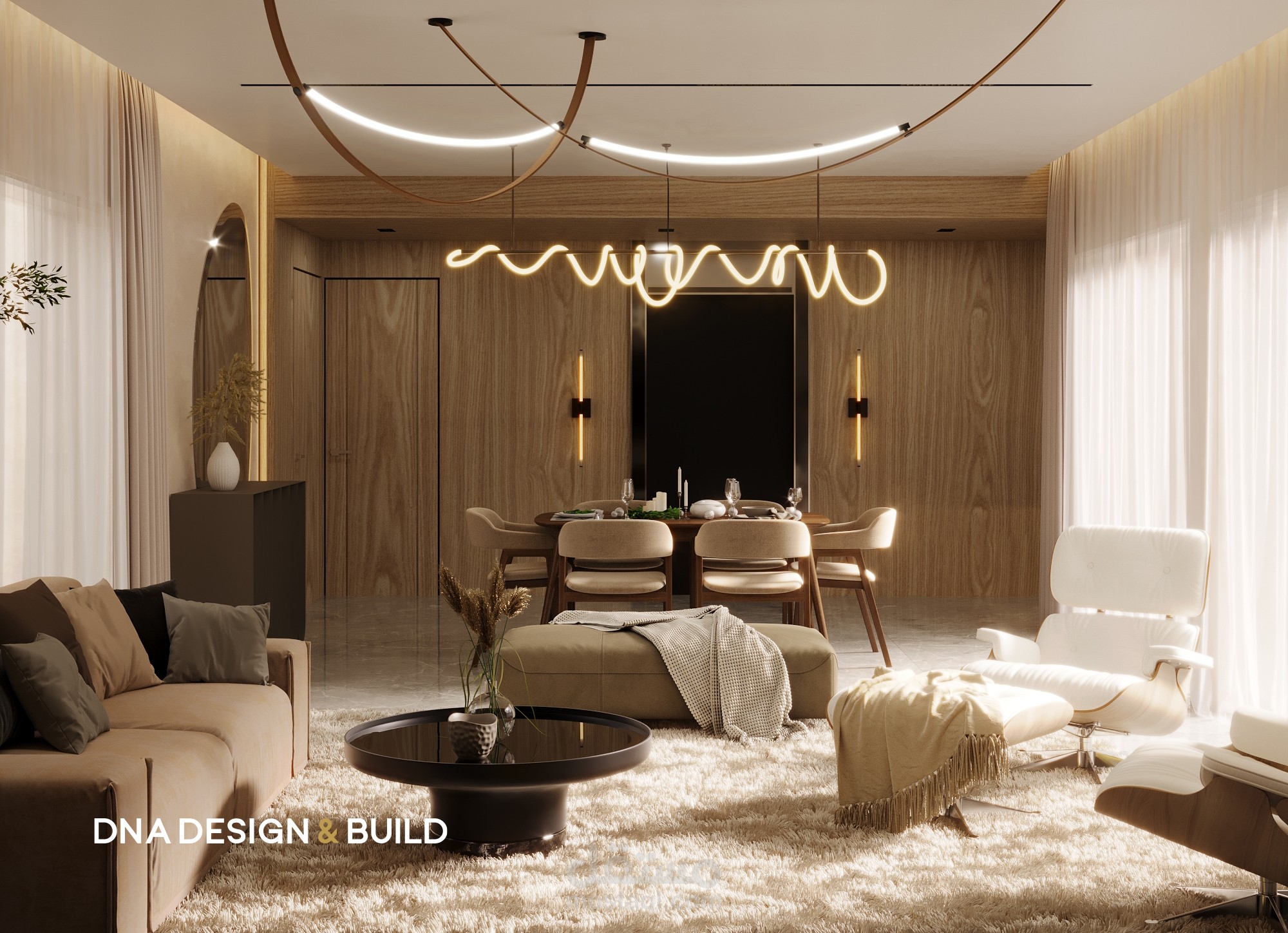 تصميم هوية بصرية لشركة مقاولات وتصميم