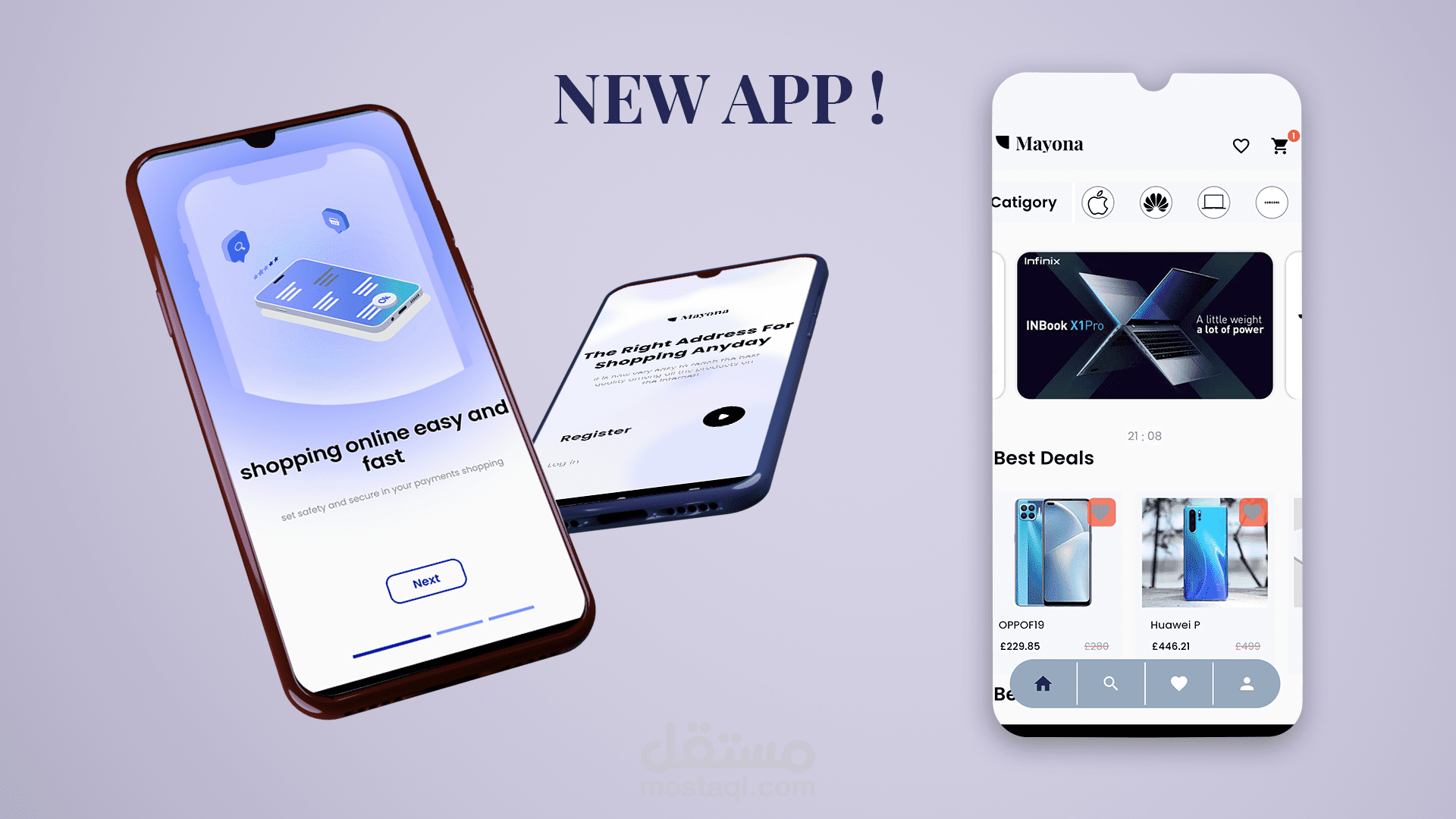 Shopping app with E-PAYMENT