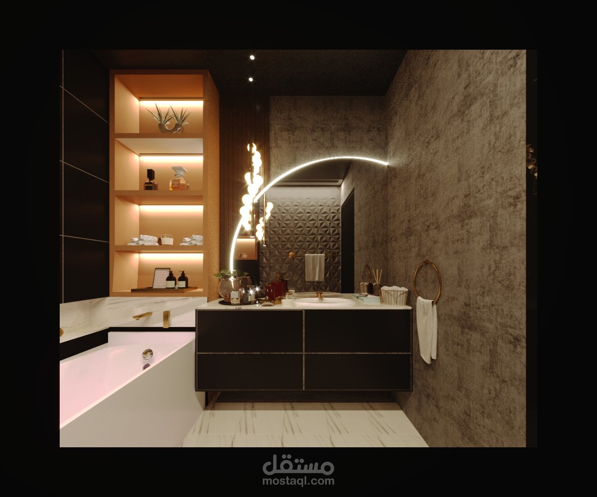 تصميم لحمام