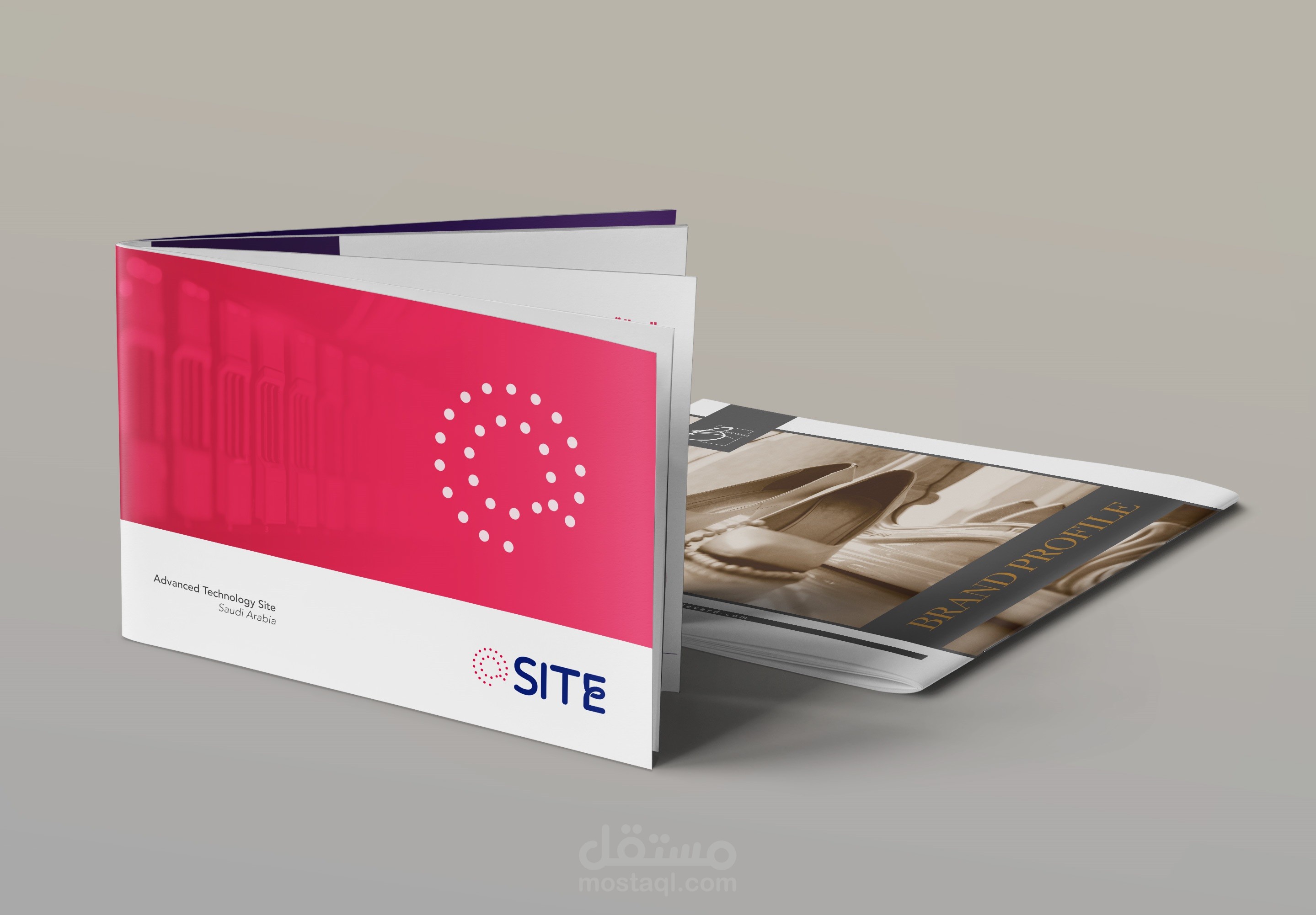 تصميم بروفايل شركة باللغة العربية