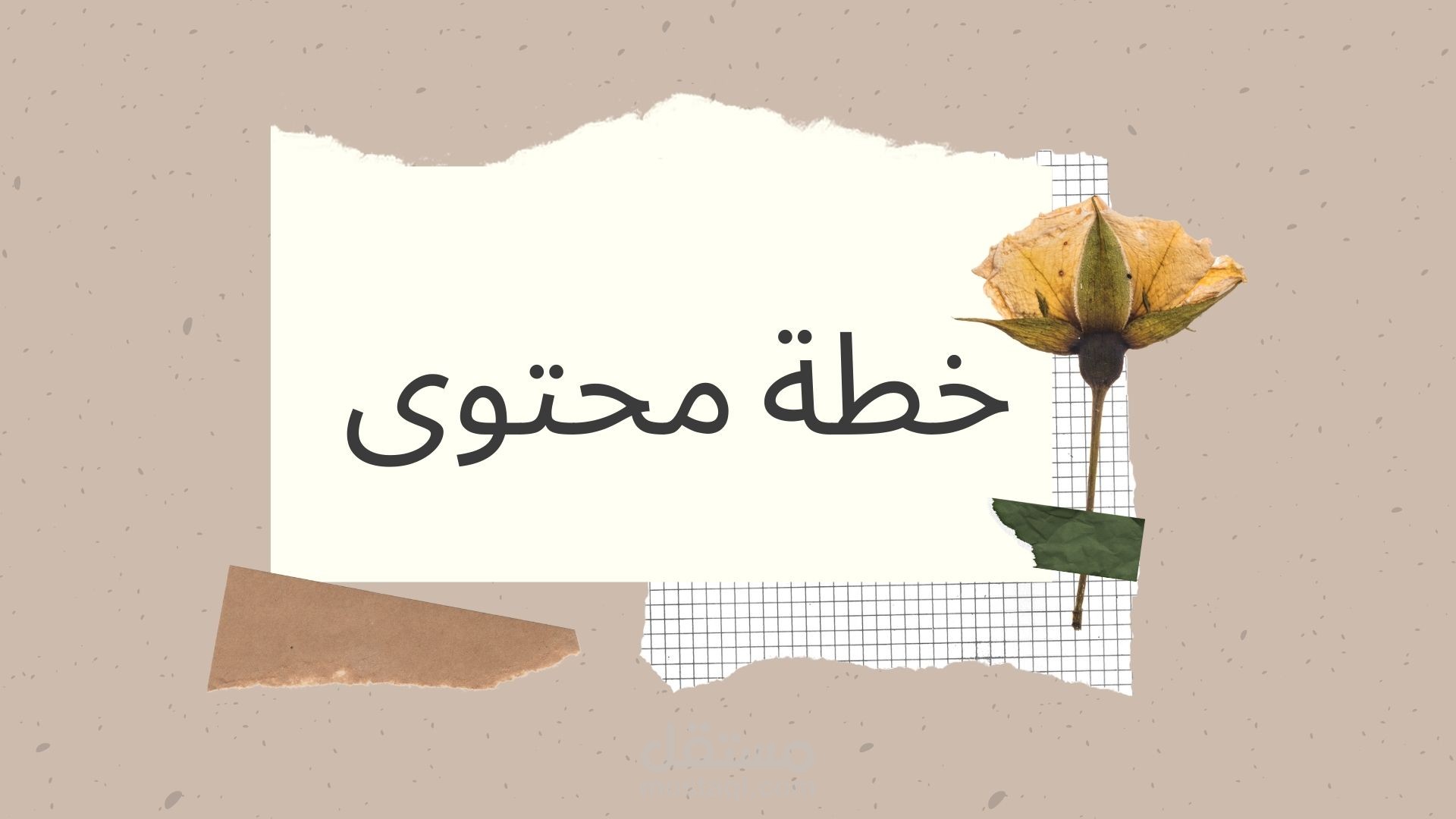 خطة محتوى باللهجة السعودية