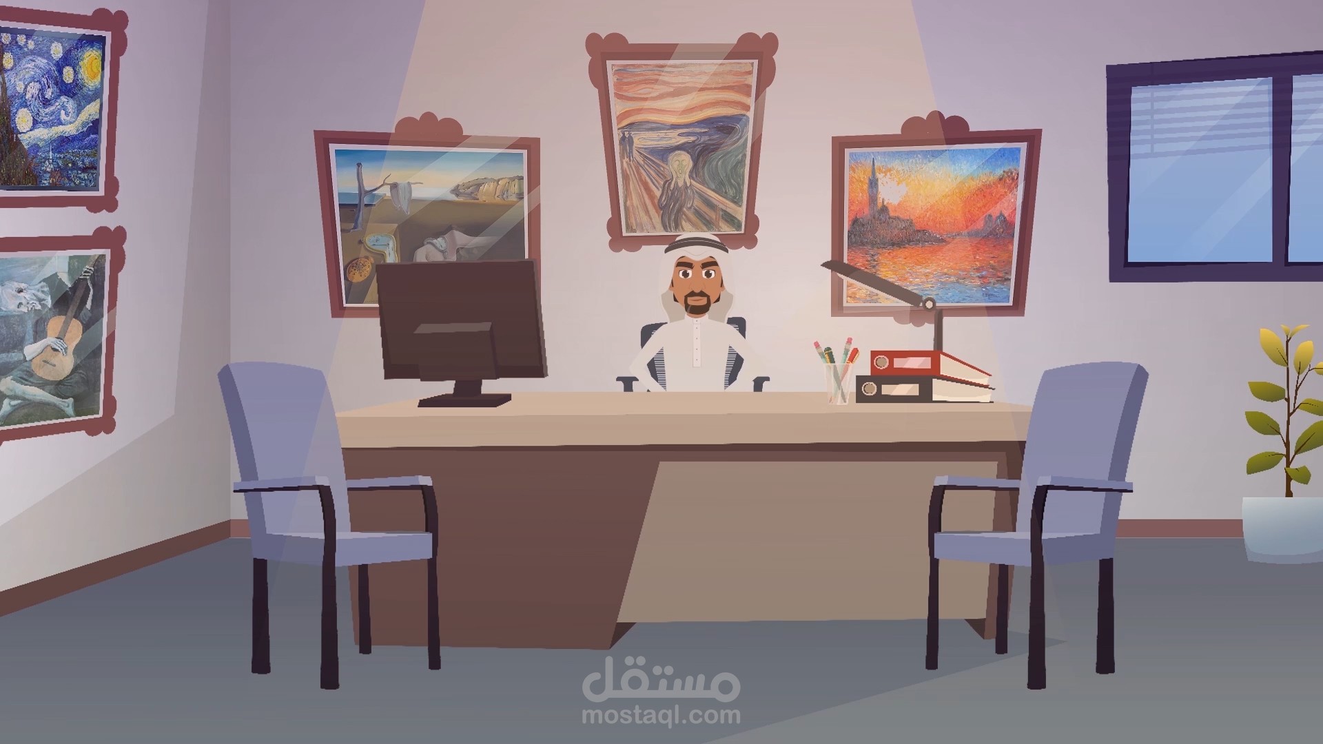 إنتاج أفلام كرتونية لحقائب تدريبية لصالح ميد غلف