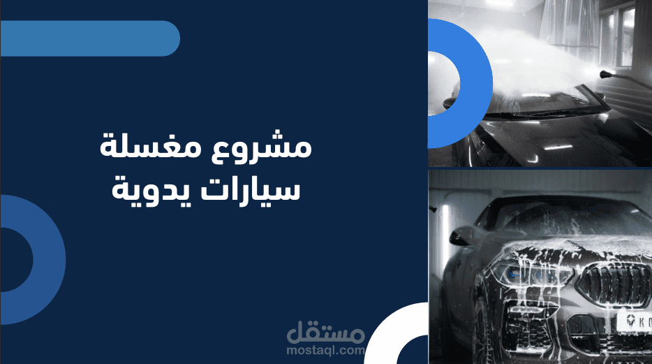 ملف استثماري لمشروع مجموعة مغاسل سيارات مستقلة