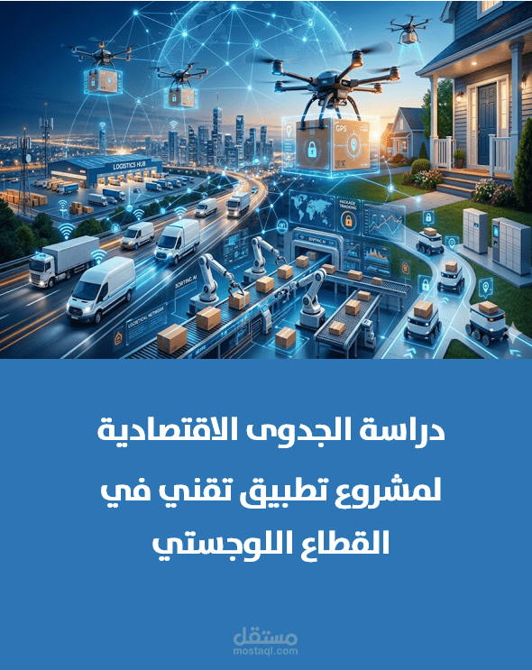 دراسة جدوى اقتصادية لمشروع تقني في القطاع اللوجستي