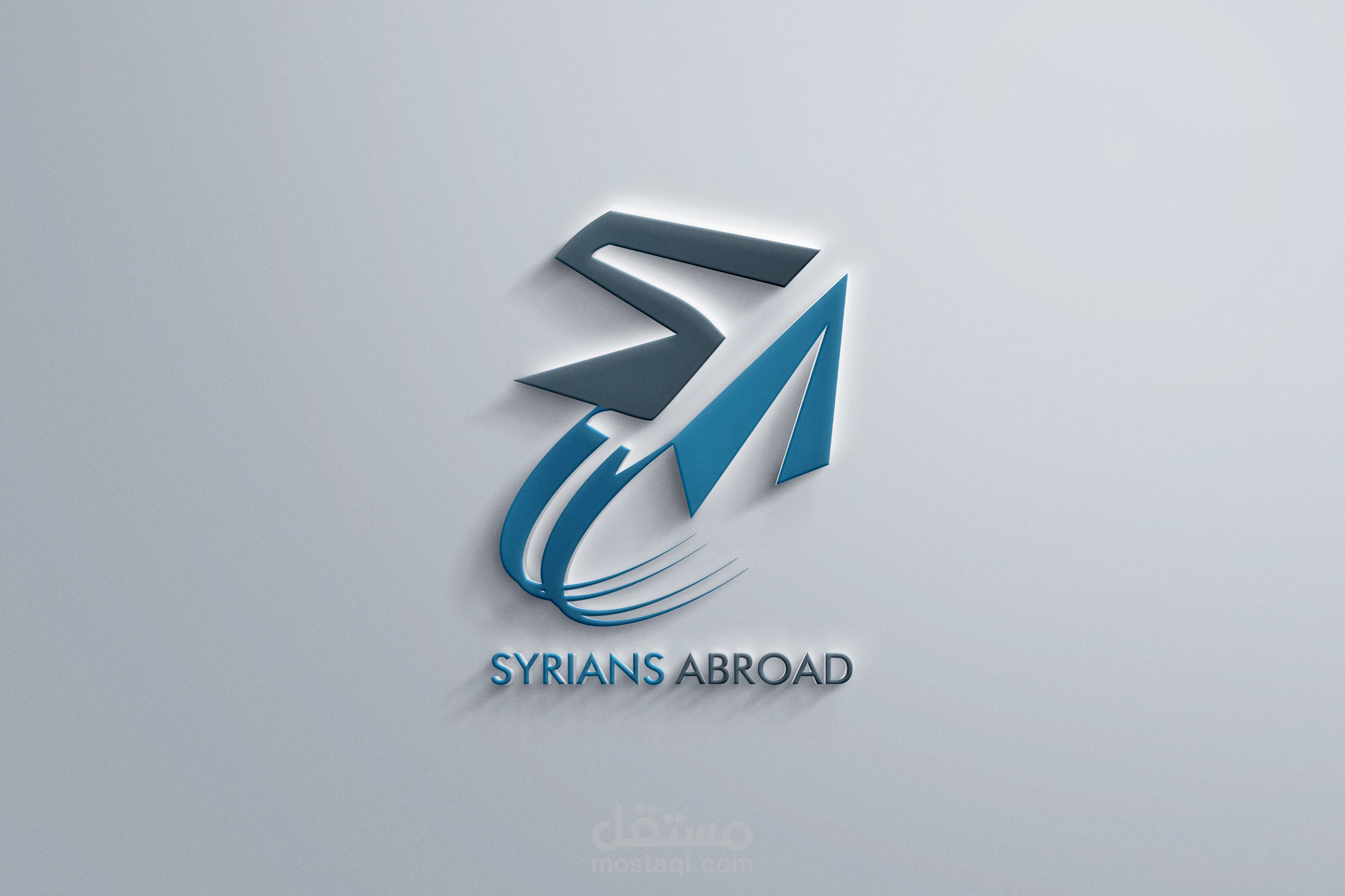 هوية بصرية كاملة لوسيط النقل الجوي: Syrians Abroad