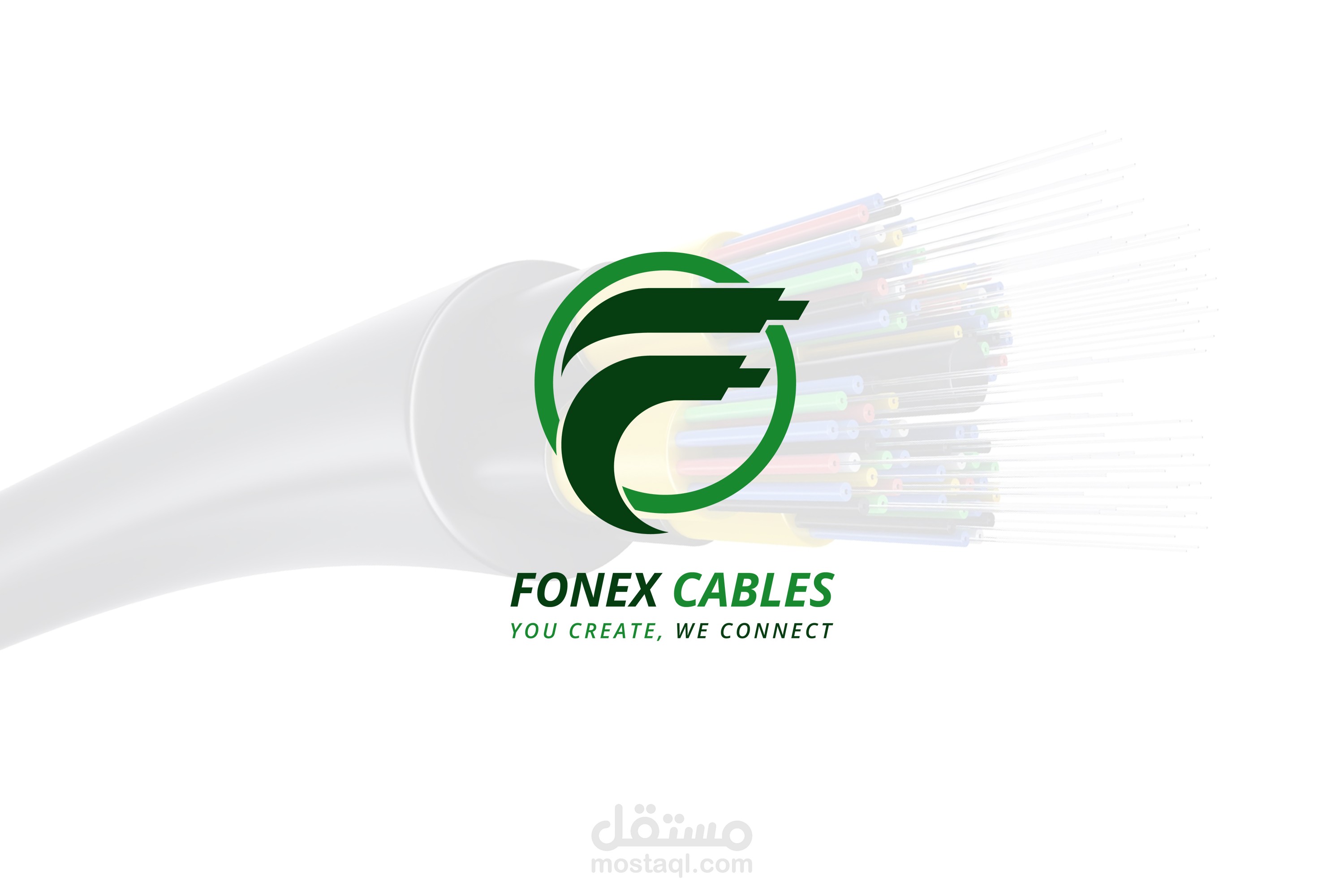 هوية بصرية كاملة لشركة الكابلات: Fonex Cables