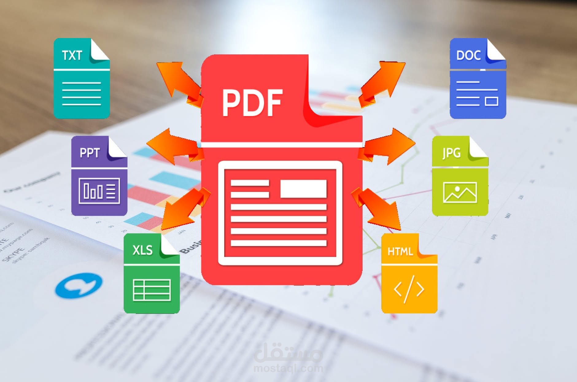 تحويل ل pdf