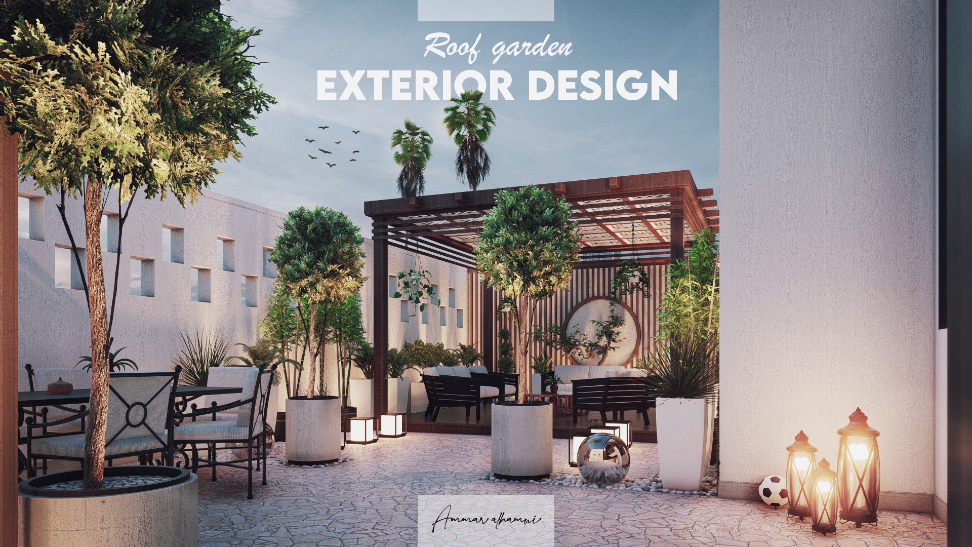 لاندسكيب | حديقة سطح فيلا