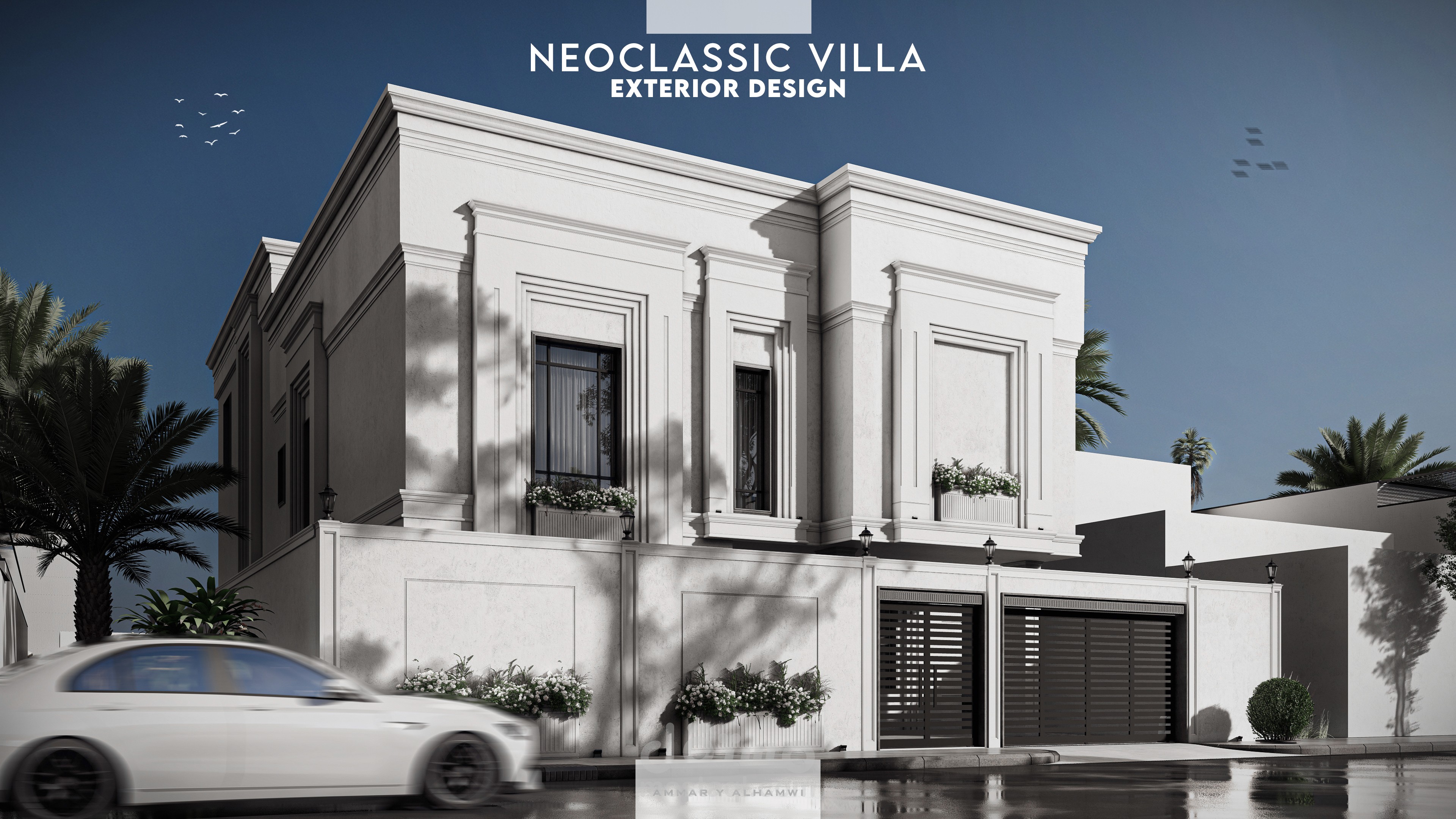 واجهة فيلا نيوكلاسيك | مكة - المملكة العربية السعودية