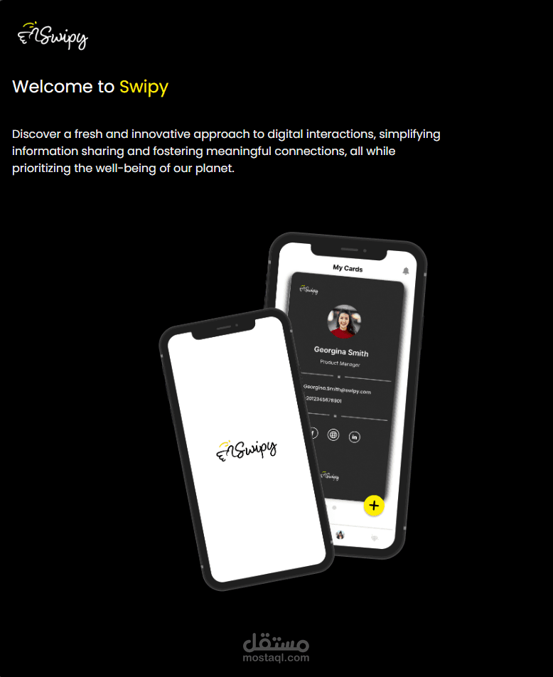 Swipy – لوحة تحكم الشركات لإدارة بطاقات الموظفين