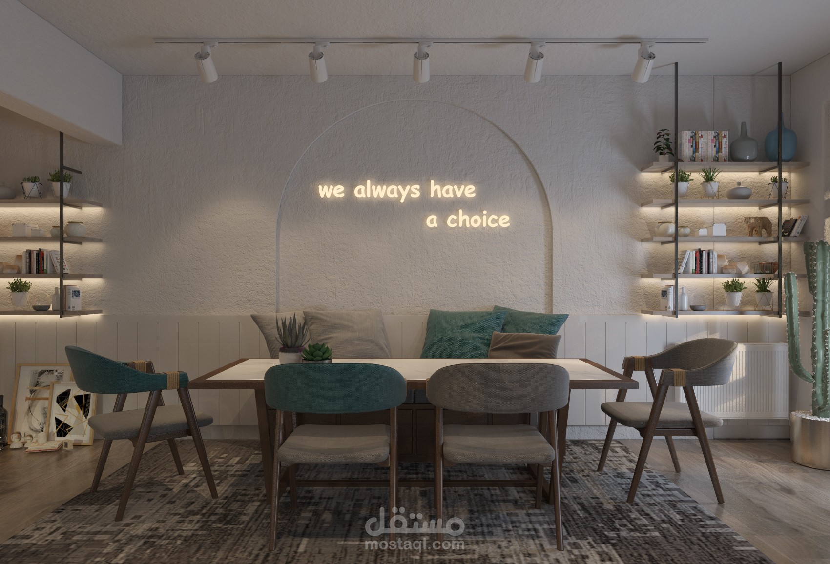 villa with site engineer