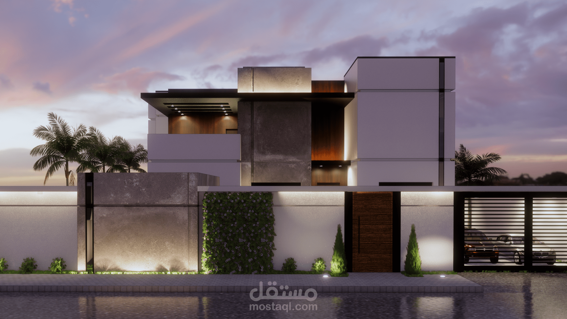 تصميم واجهة خارجية| بأسلوب عصري