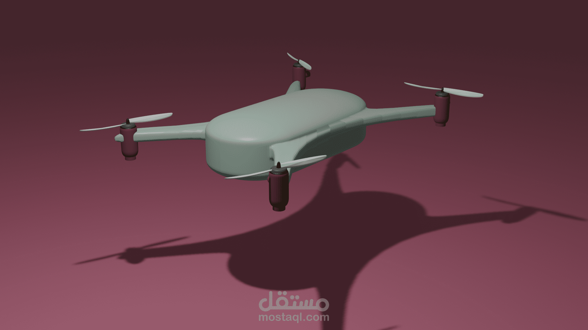 تصميم طائرة درون لتصوير 3D