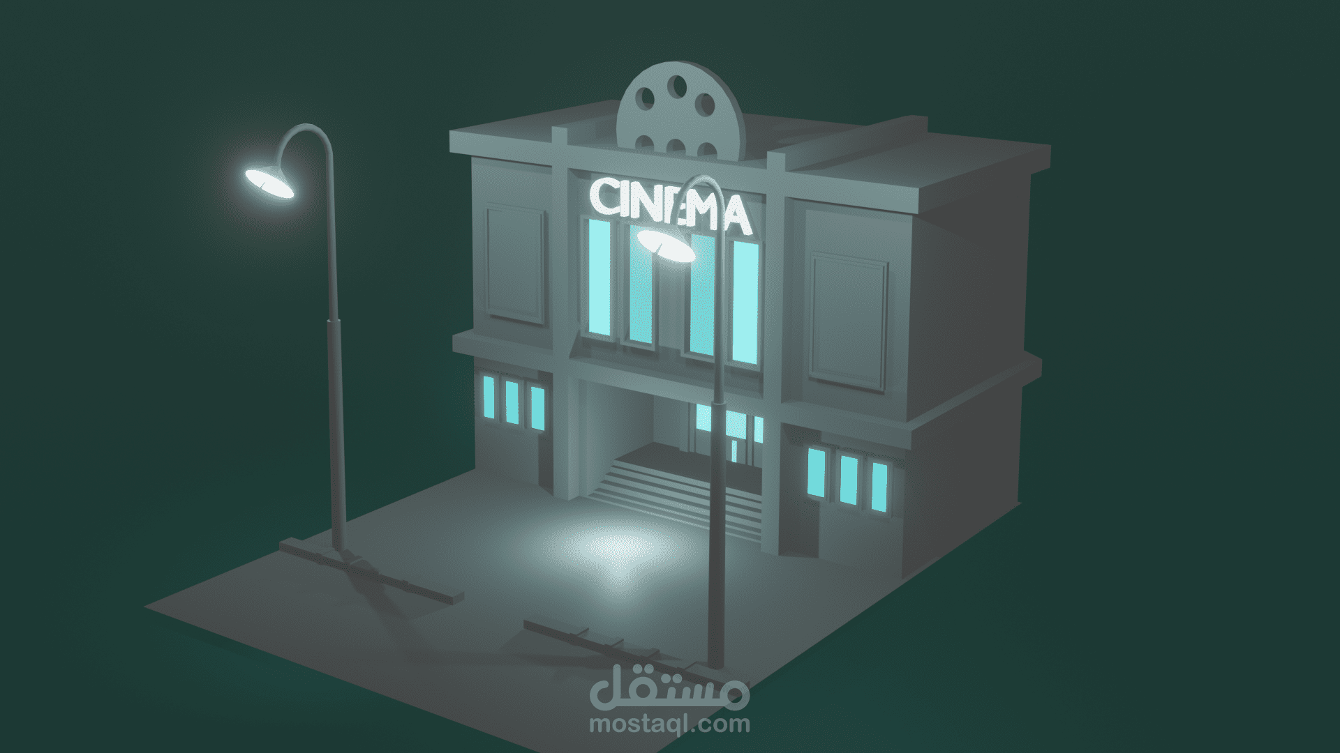 تصميم  سينما  3D