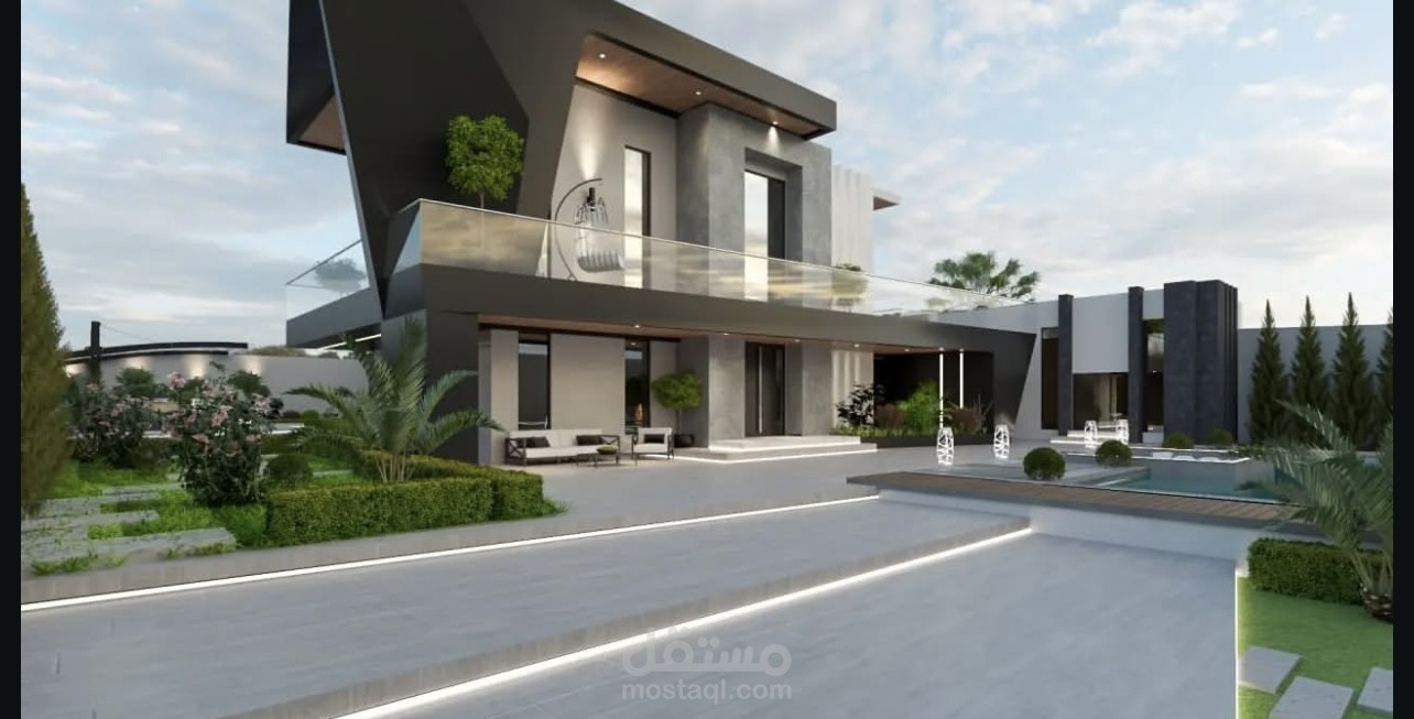 تصميم فيلا مودرن