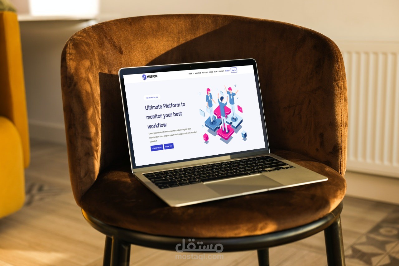 تصميم صفحة هبوط landing Page