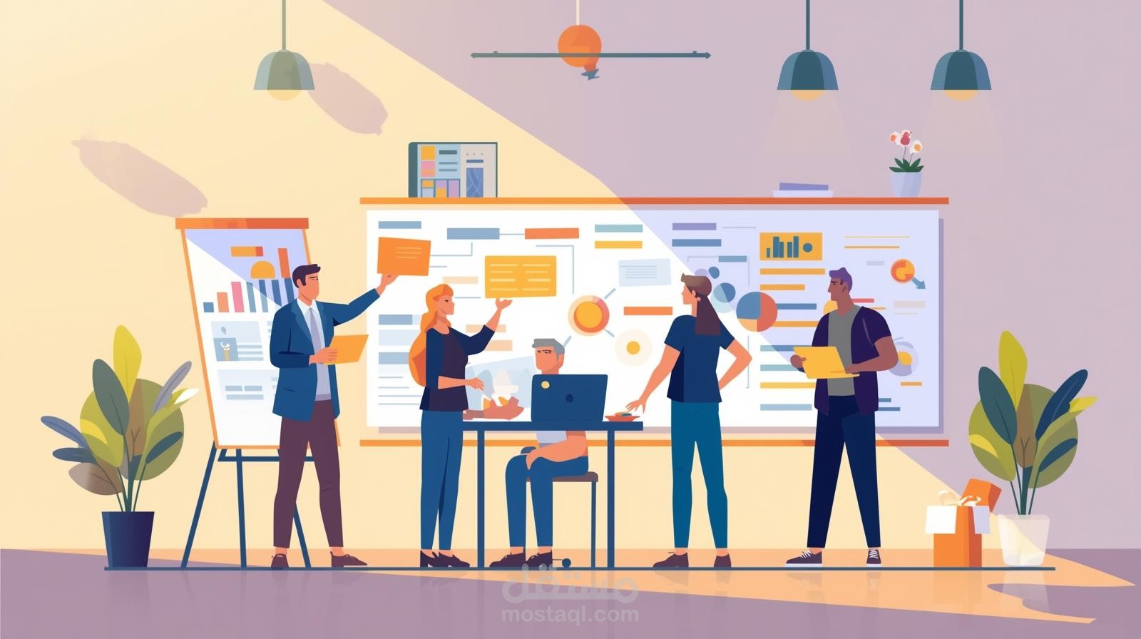 إعداد استراتيجية تسويق رقمي شاملة لشركة ناشئة