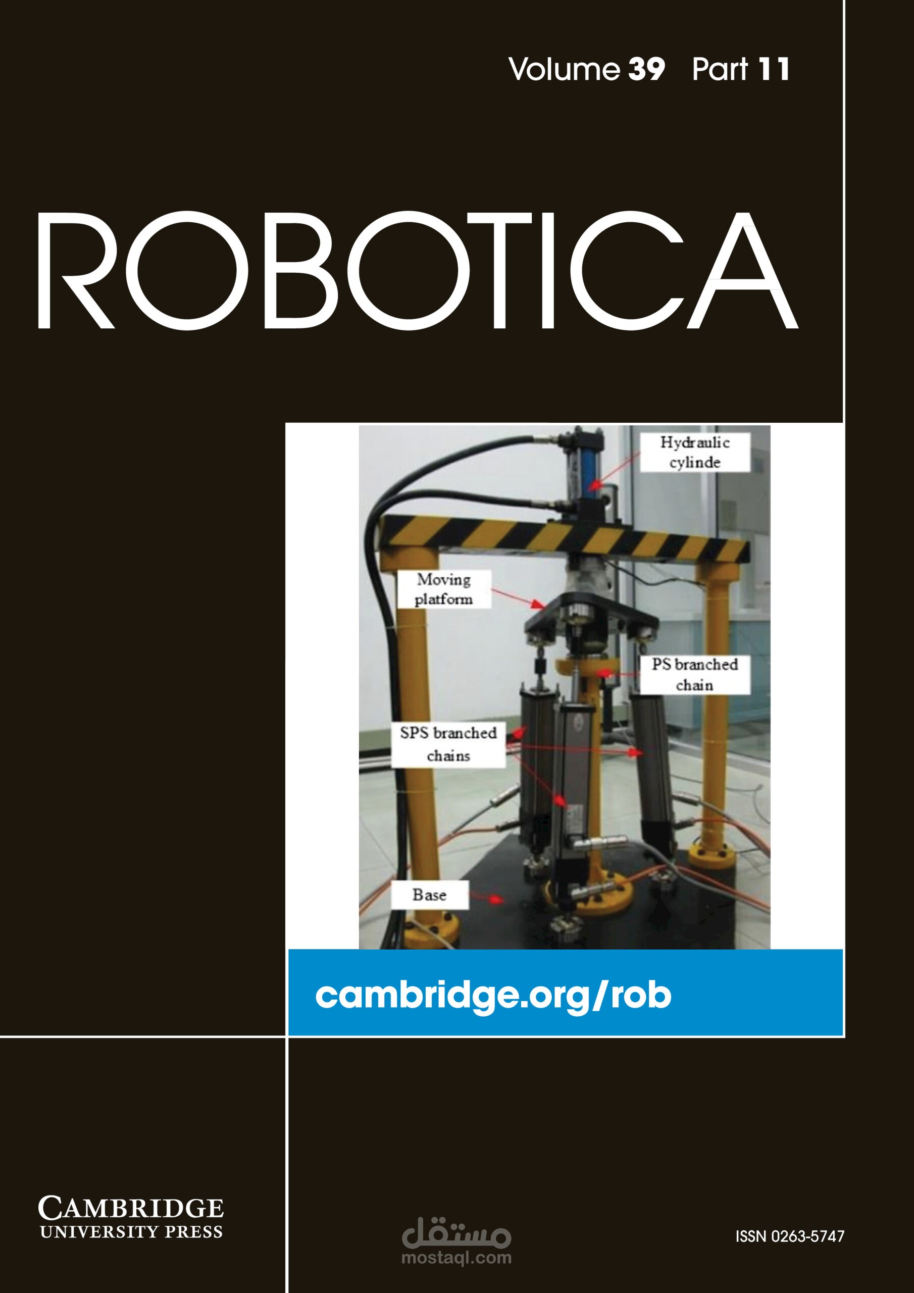 بحث علمي منشور في مجلة Robotica  في مجال التحكم بالروبوتات التعاونية