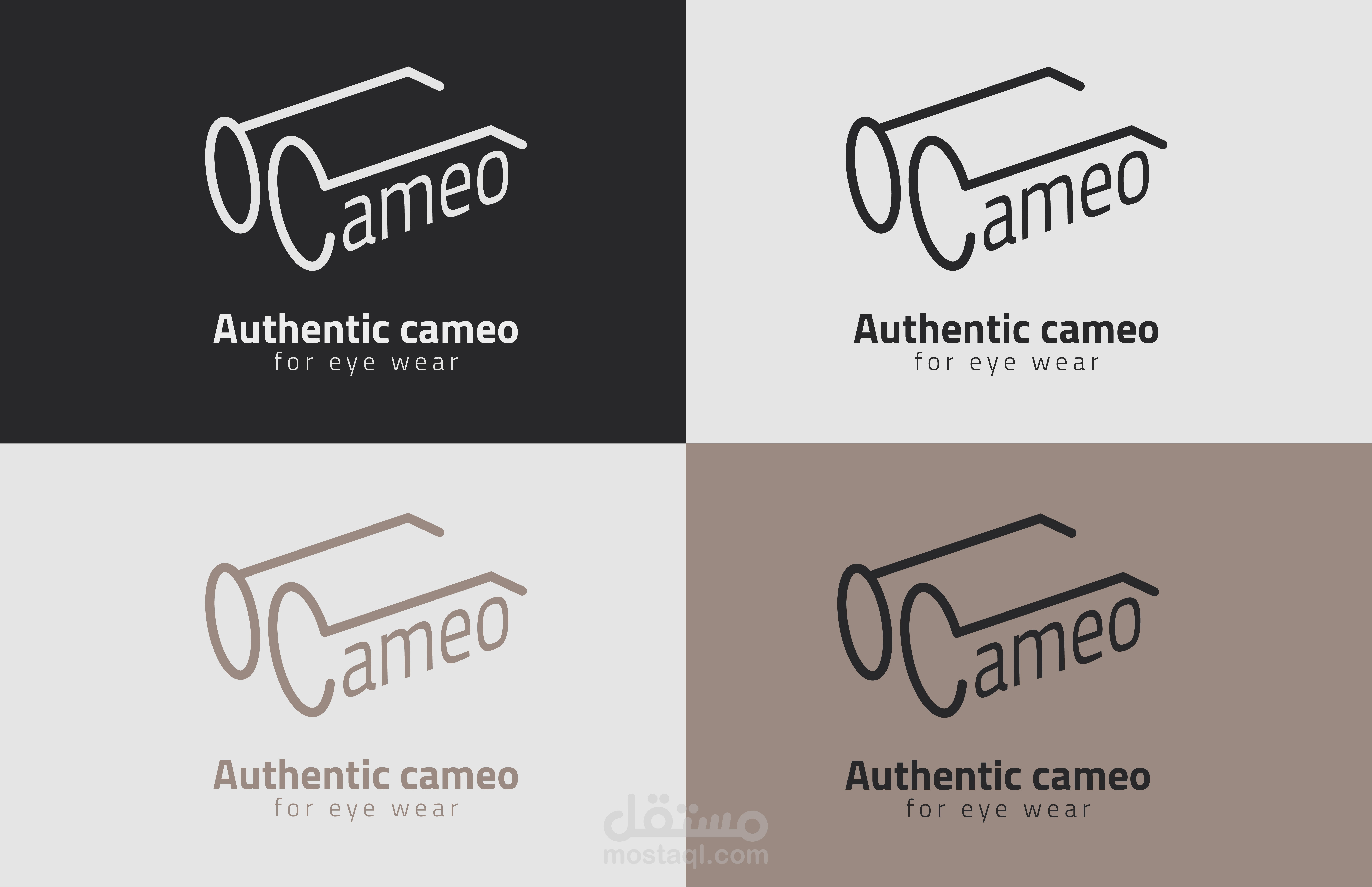 Cameo - Eyewear logo design
