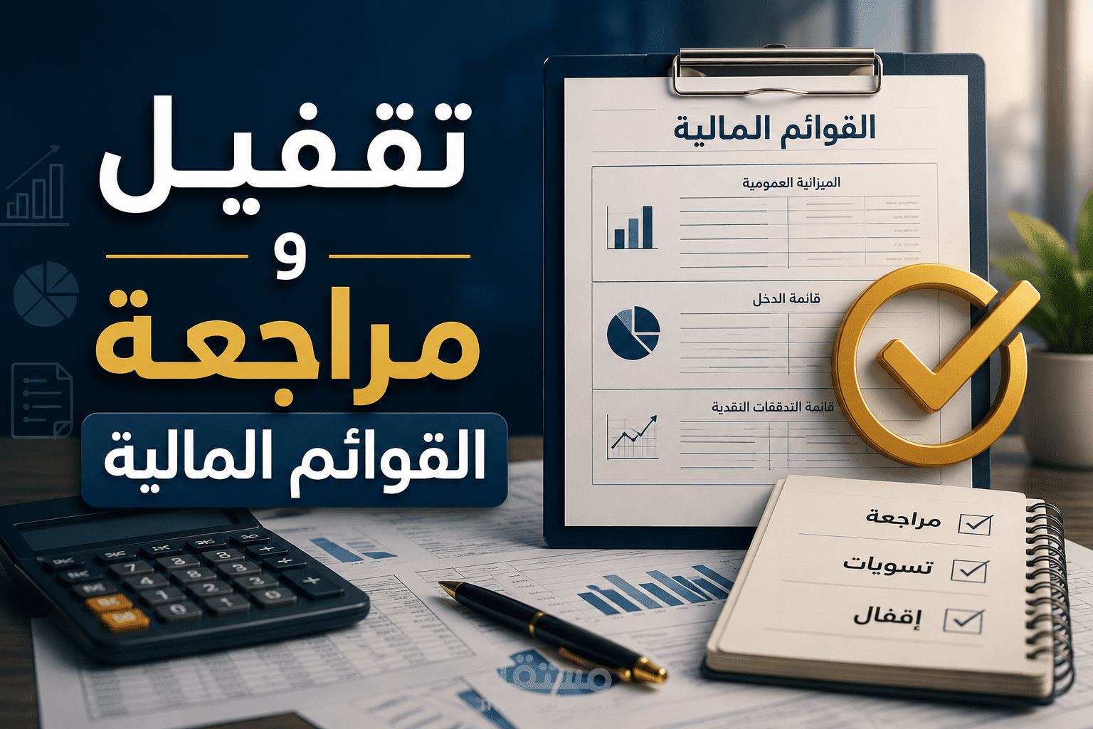 تقفيل ومراجعة قوائم مالية