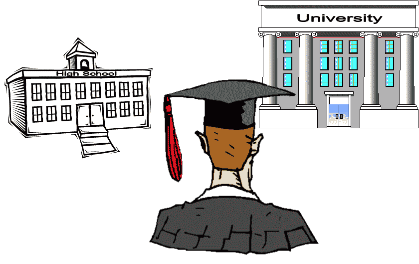 مقال باللغة الإنجليزية بعنوان "موازنة بين الكلية وبين المدرسة الثانوية"