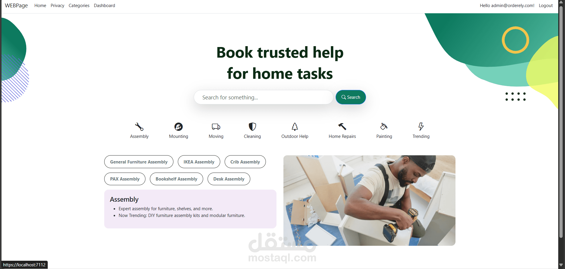 https://github.com/BasselRaafat/Services-Booking-System