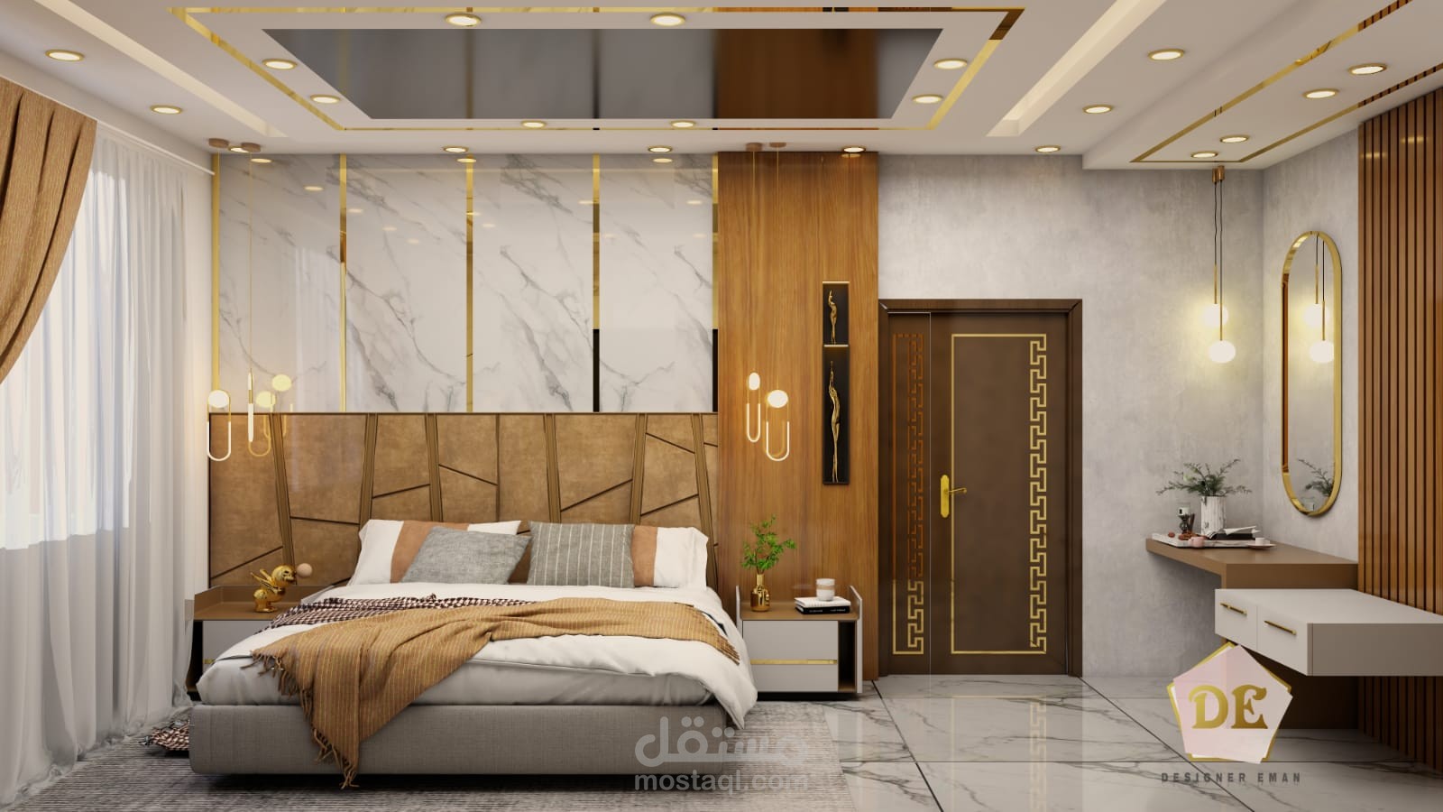 تصميم غرفة نوم رئيسية