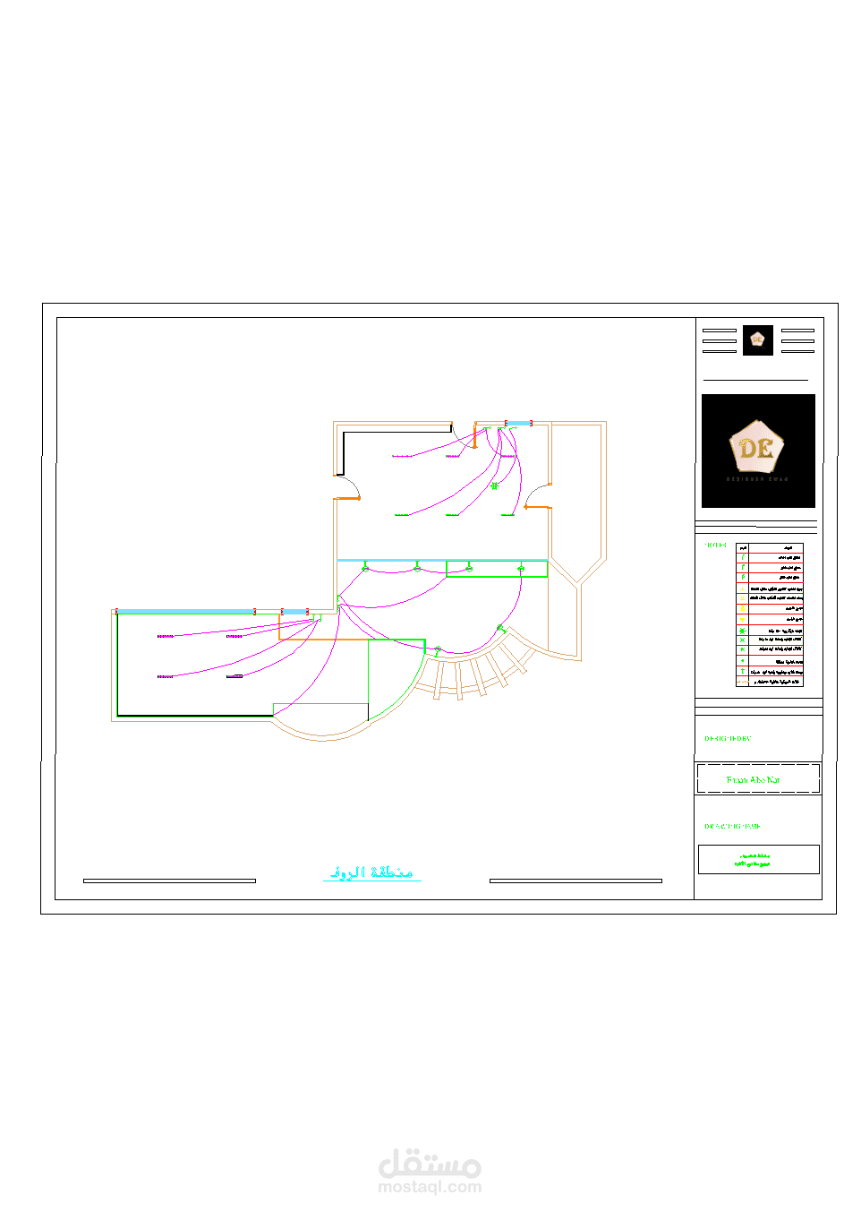 مخطط تنفيذي لمنطقة رووف