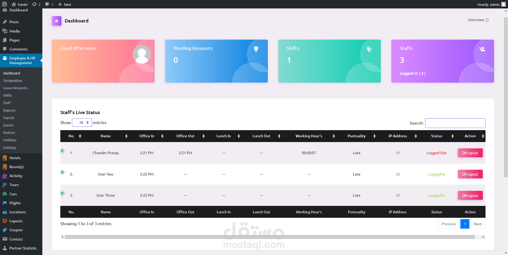 HR Management System – Backend API